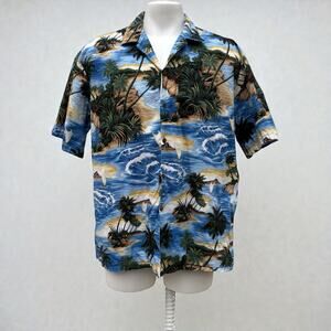 VTG Aloha Republic Hawaii Shirt 3XL Cotton Tropical Button Up Beach Vacation